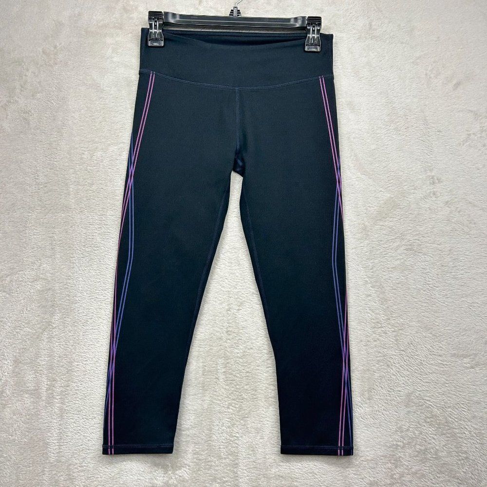 Fabletics Womens Salar Capri High Waisted Cropped Leggings Black Blue Pink Sz XS